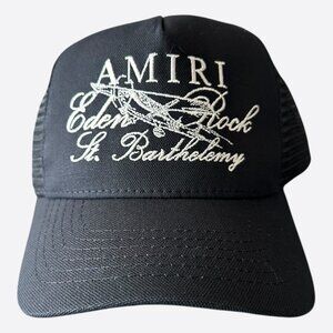 Amiri Eden Rock Black & White St. Barthelemy Hat
